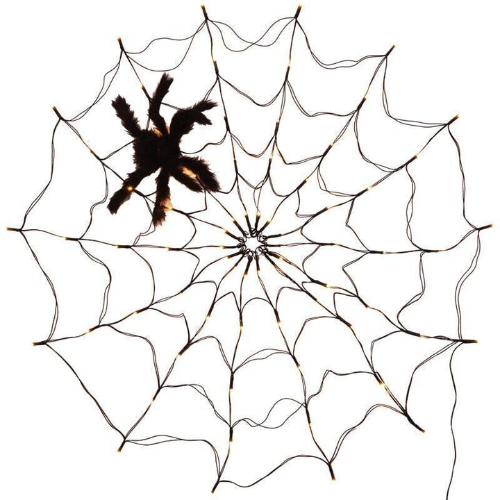 Guirlande Toile d'Araignée | Arachnée Énigmatique - Designix Guilande Jaune | Piles