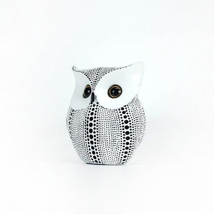 Hibou Résine Décoration Intérieure | Niva - Designix Statuette Noir