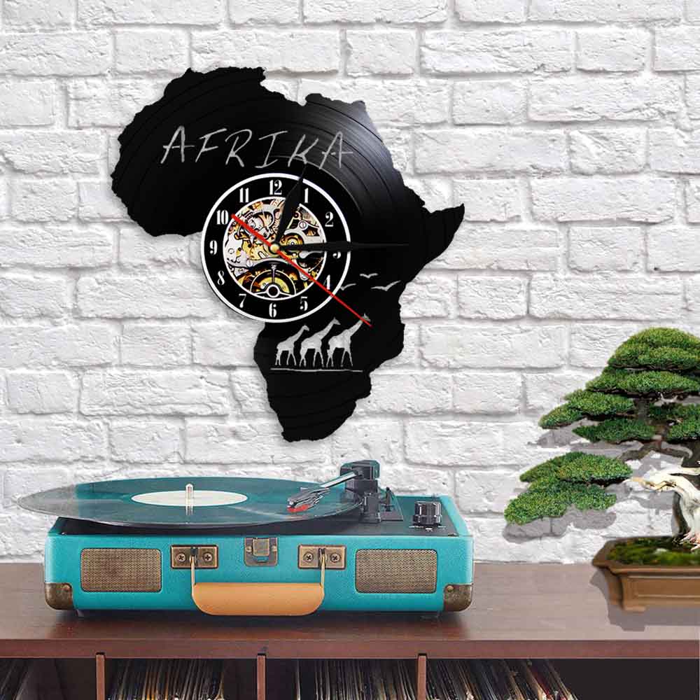 Horloge Murale Design | Africa | Designix - Horloge murales    - https://designix.fr/
