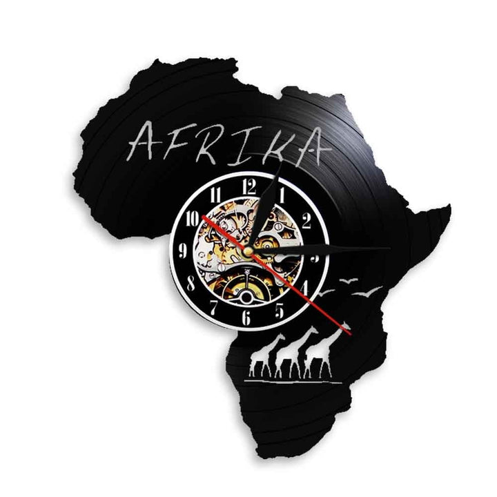 Horloge Murale Design | Africa | Designix - Horloge murales Sans LED   - https://designix.fr/