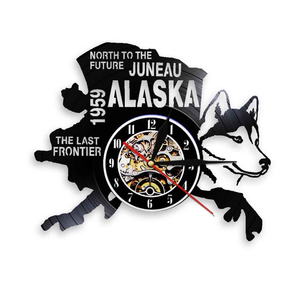 Horloge Murale Design | Alaska Dog | Designix - Horloge murales Sans LED   - https://designix.fr/
