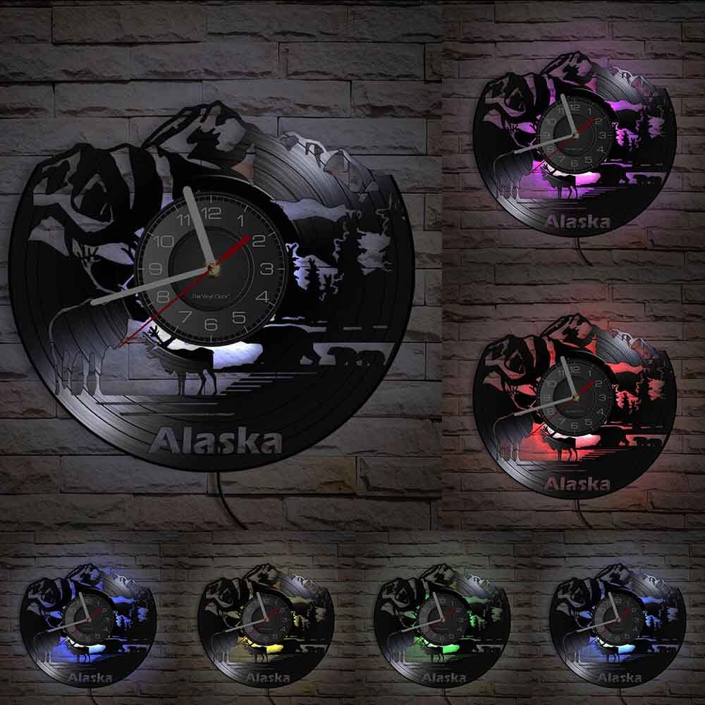 Horloge Murale Design | Alaska | Designix - Horloge murales Avec LED 30 cm  - https://designix.fr/