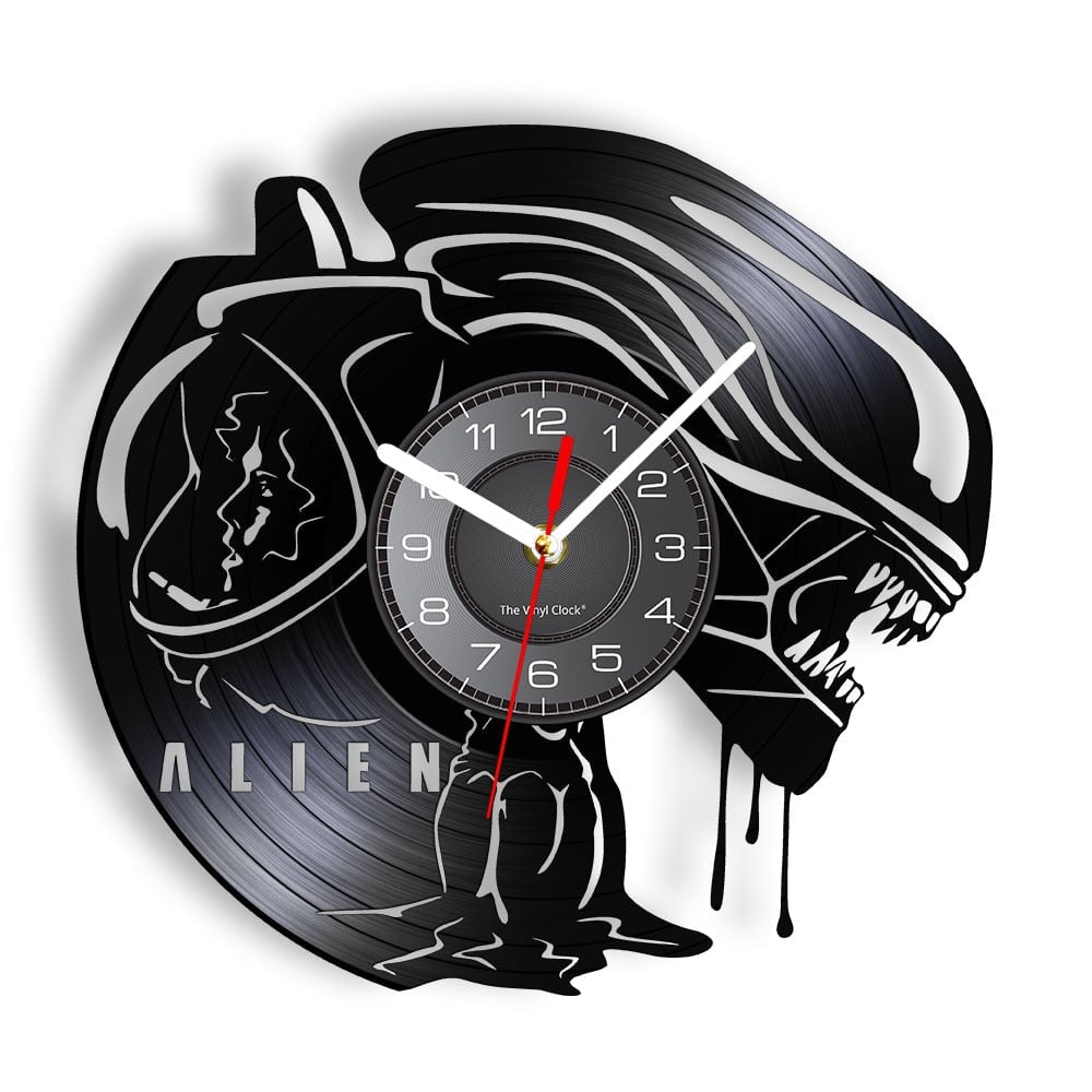 Horloge Murale Design | Alien | Designix - Horloge murales Sans LED 30 cm  - https://designix.fr/