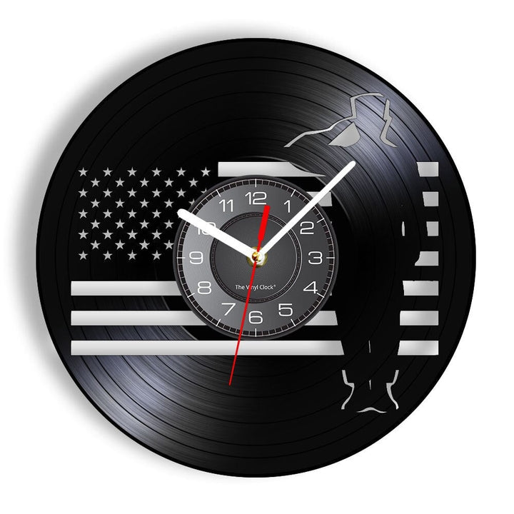 Horloge Murale Design | American Army | Designix - Horloge murales Sans LED 30 cm  - https://designix.fr/
