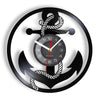 Horloge Murale Design | Ancre de Bateau et Corde de Chanvre