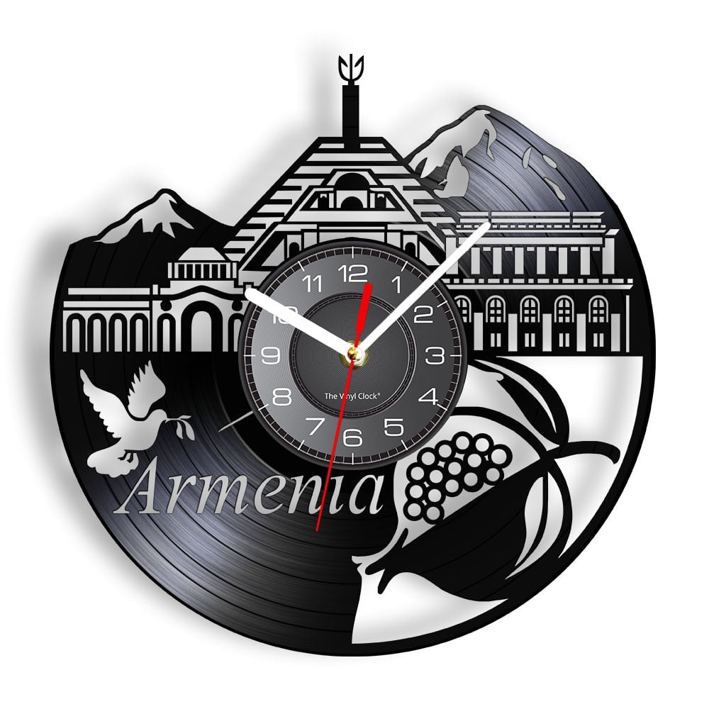 Horloge Murale Design | Arménie | Designix - Horloge murales Sans LED 30 cm  - https://designix.fr/