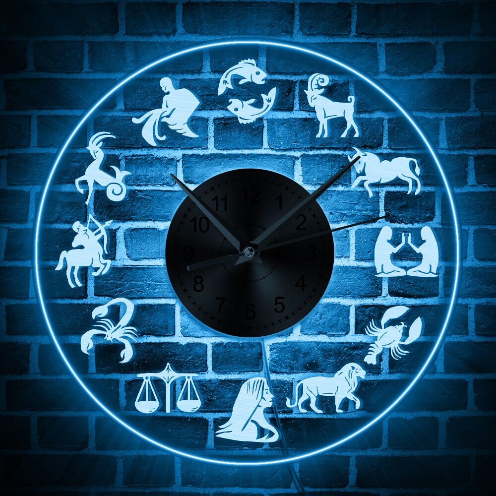 Horloge Murale Design | Astrologie du Zodiaque | Designix - Horloge murales Default Title   - https://designix.fr/
