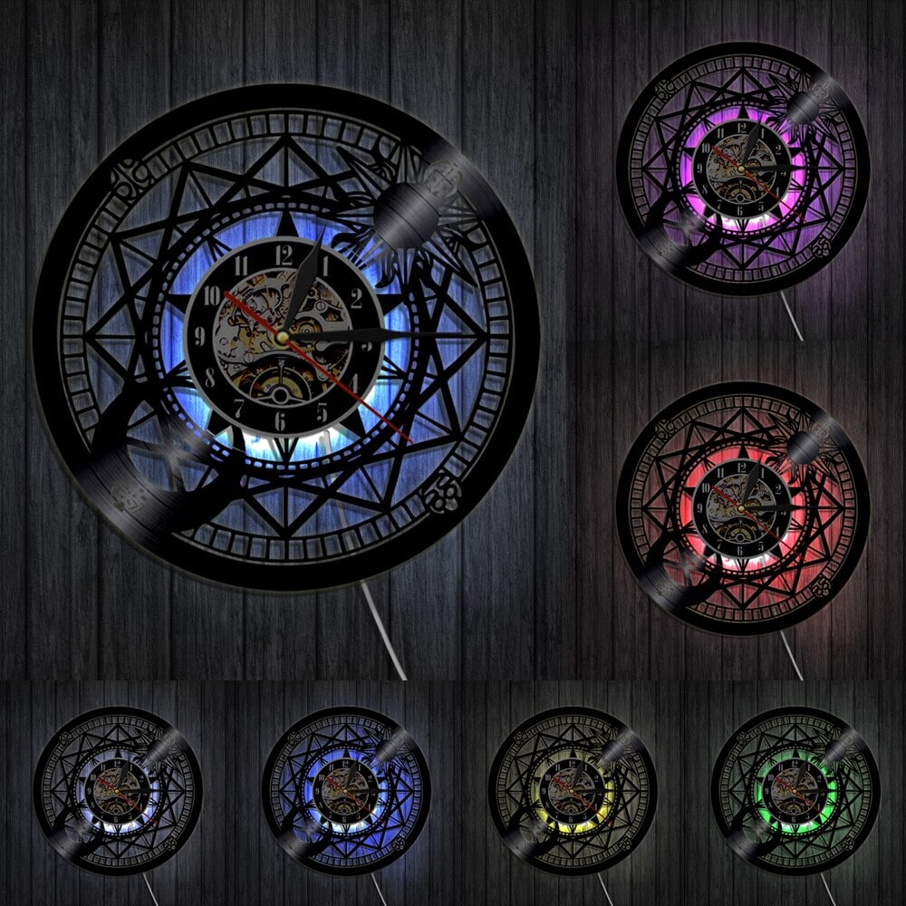 Horloge Murale Design | Astronomie | Designix - Horloge murales Avec LED   - https://designix.fr/