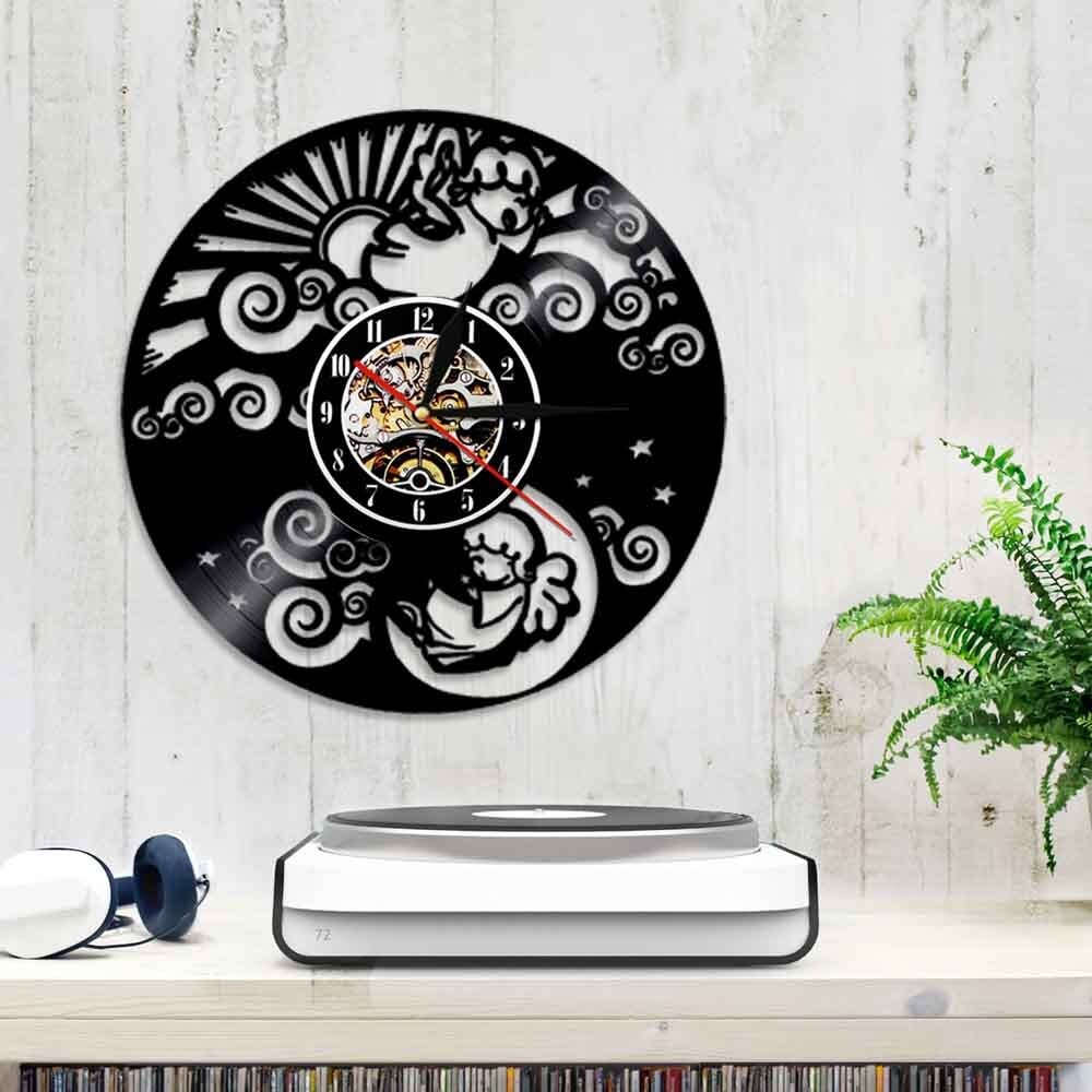 Horloge Murale Design | Baby Angels | Designix - Horloge murales    - https://designix.fr/