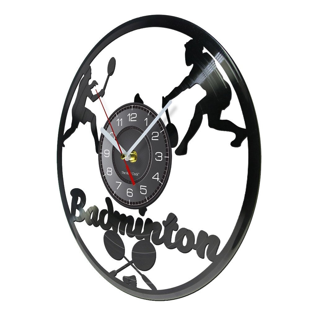 Horloge Murale Design | Badminton | Designix - Horloge murales    - https://designix.fr/
