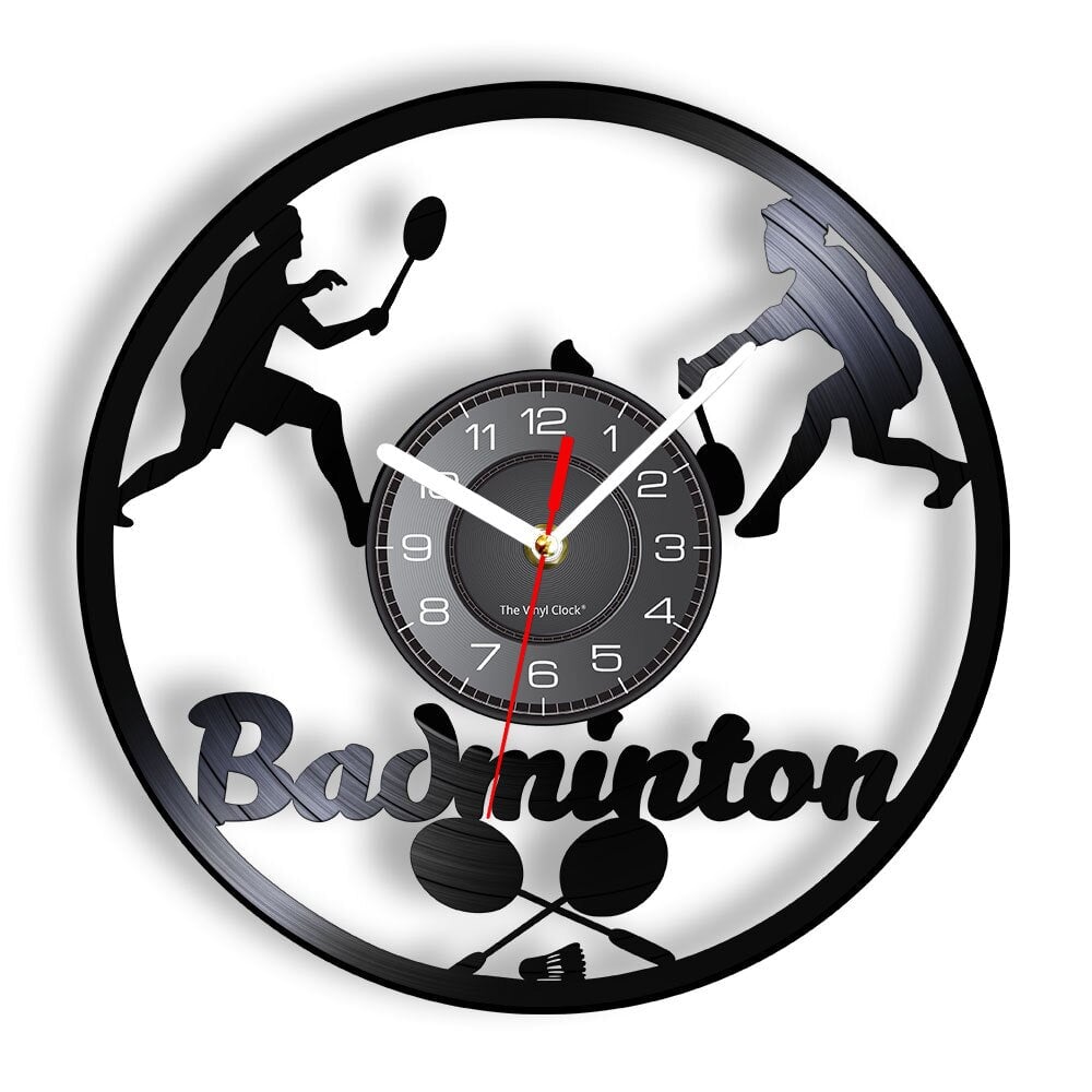 Horloge Murale Design | Badminton | Designix - Horloge murales    - https://designix.fr/