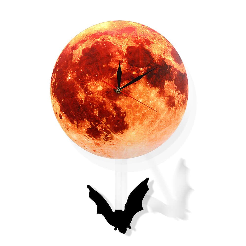 Horloge Murale Design | Balance toi sur la Lune | Designix - Horloge murales F   - https://designix.fr/