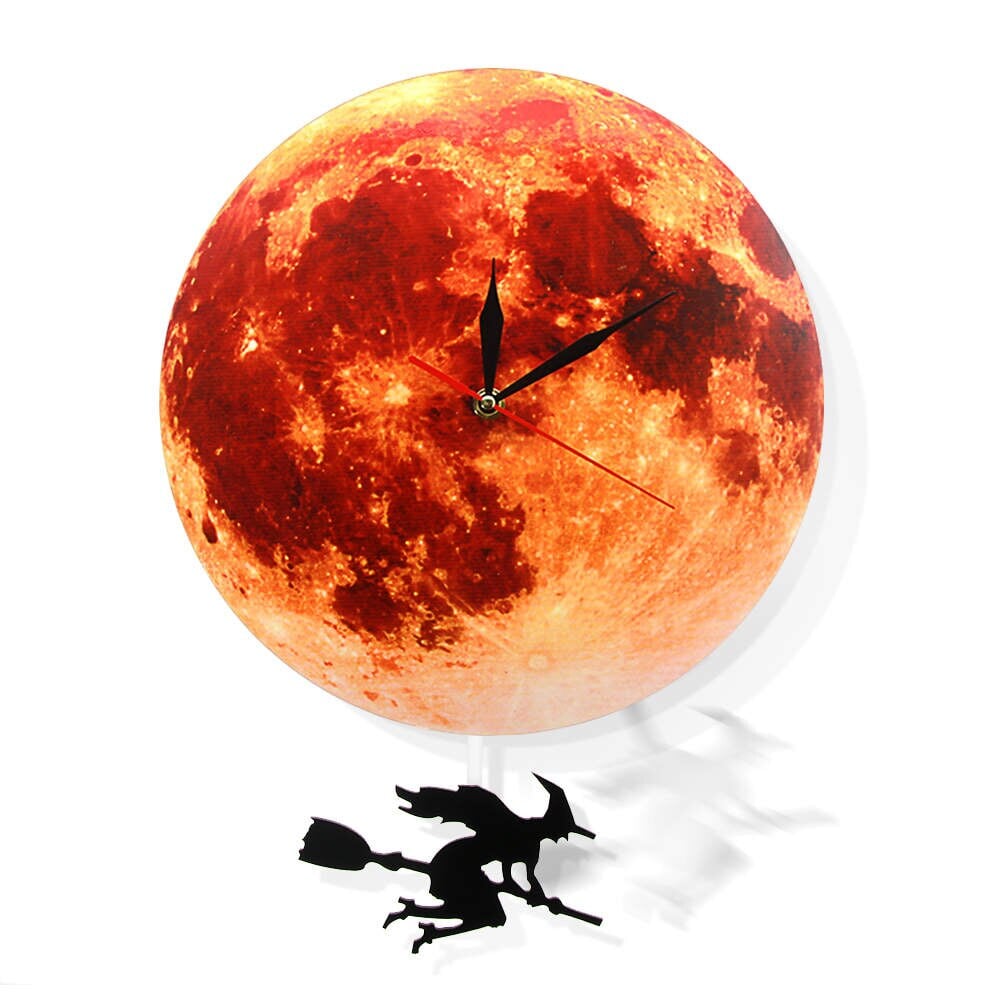 Horloge Murale Design | Balance toi sur la Lune | Designix - Horloge murales P   - https://designix.fr/