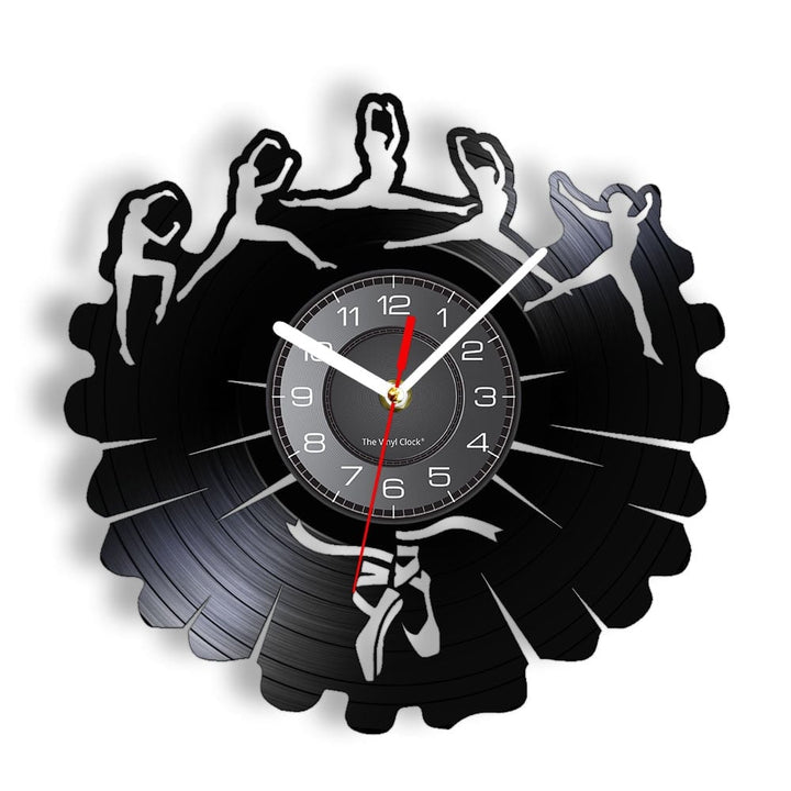 Horloge Murale Design | Ballet | Designix - Horloge murales Sans LED 12 inch  - https://designix.fr/