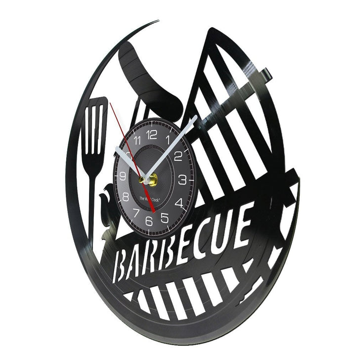 Horloge Murale Design | Barbecue | Designix - Horloge murales    - https://designix.fr/