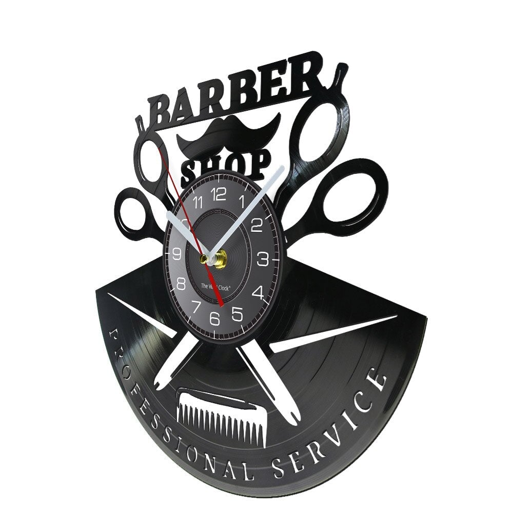 Horloge Murale Design | Barbier Professionnelle | Designix - Horloge murales    - https://designix.fr/