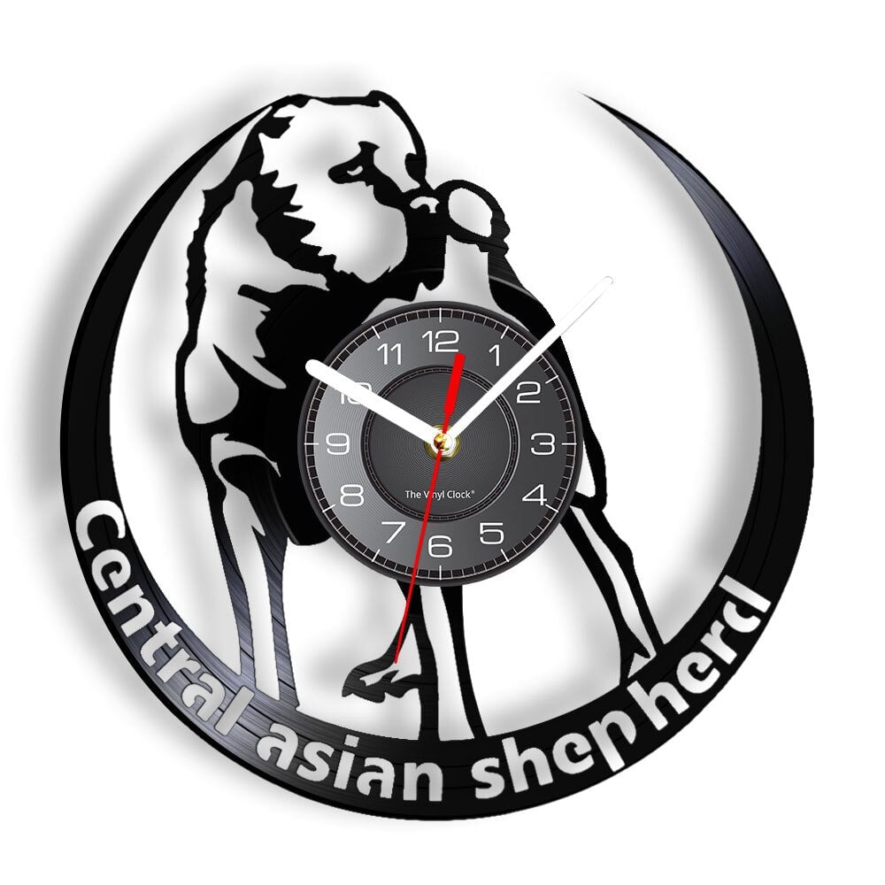 Horloge Murale Design | Berger d'asie centrale | Designix - Horloge murales Sans LED 30 cm  - https://designix.fr/