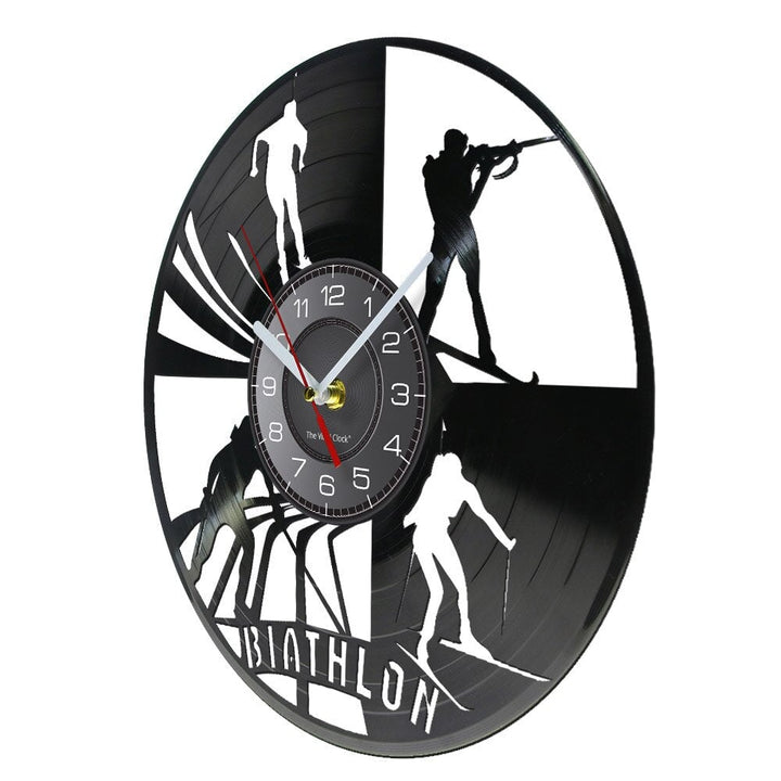 Horloge Murale Design | Biathlon | Designix - Horloge murales    - https://designix.fr/