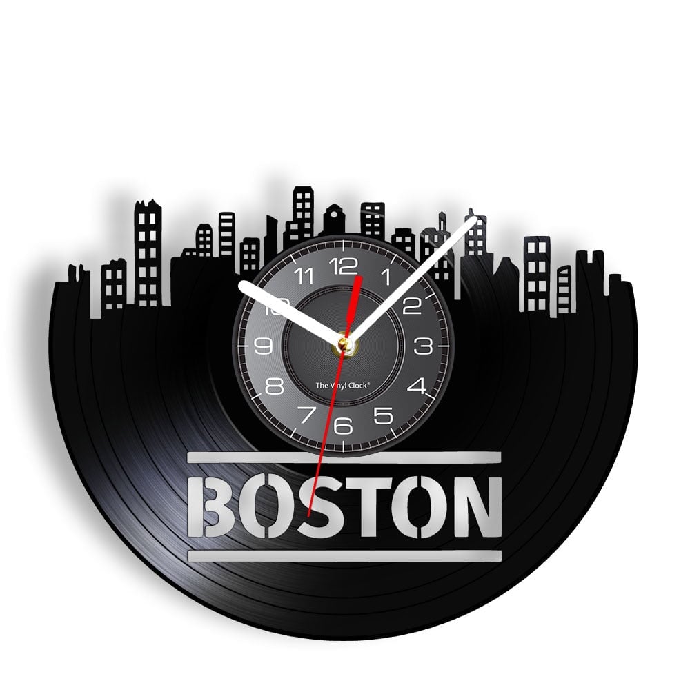 Horloge Murale Design | Boston | Designix - Horloge murales Sans LED 30 cm  - https://designix.fr/