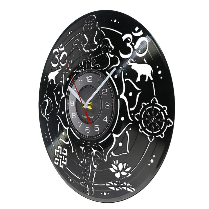 Horloge Murale Design | Bouddhisme | Designix - Horloge murales    - https://designix.fr/
