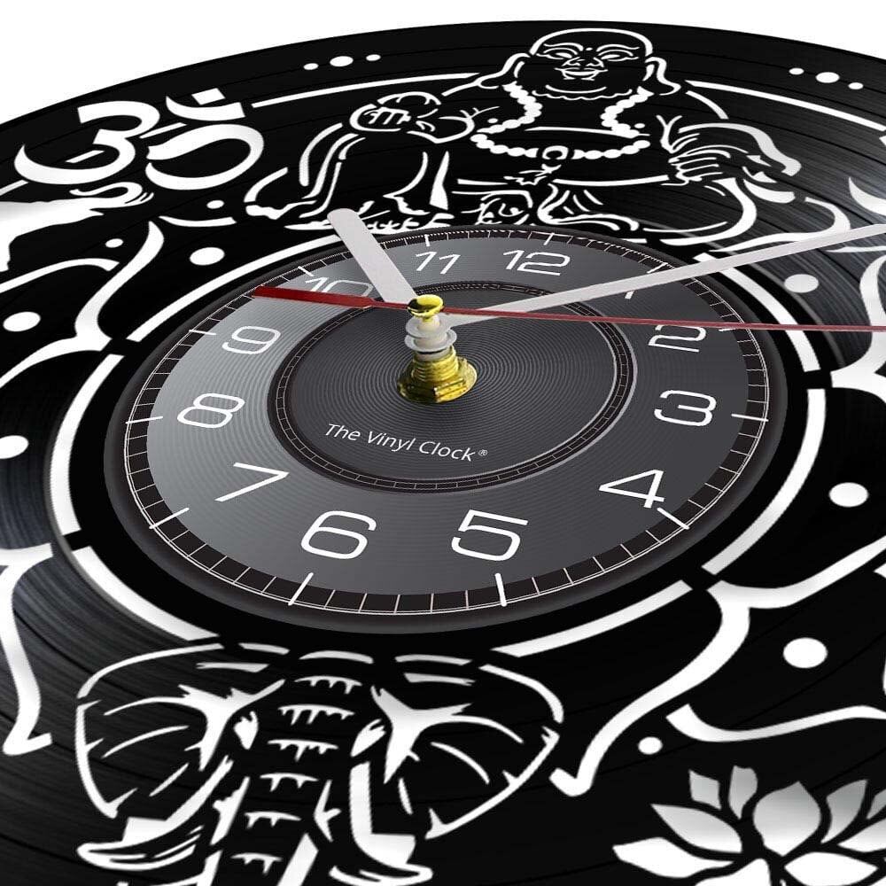 Horloge Murale Design | Bouddhisme | Designix - Horloge murales    - https://designix.fr/