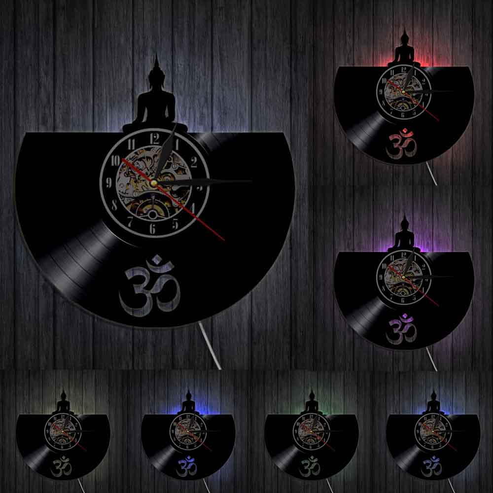 Horloge Murale Design | Buddha | Designix - Horloge murales Avec LED   - https://designix.fr/