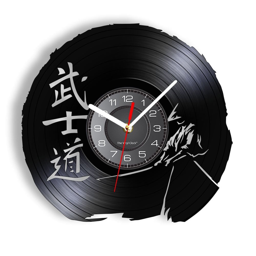 Horloge Murale Design | Bushido | Designix - Horloge murales Sans LED 30 cm  - https://designix.fr/