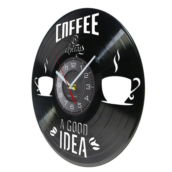 Horloge Murale Design | Café shop | Designix - Horloge murales    - https://designix.fr/
