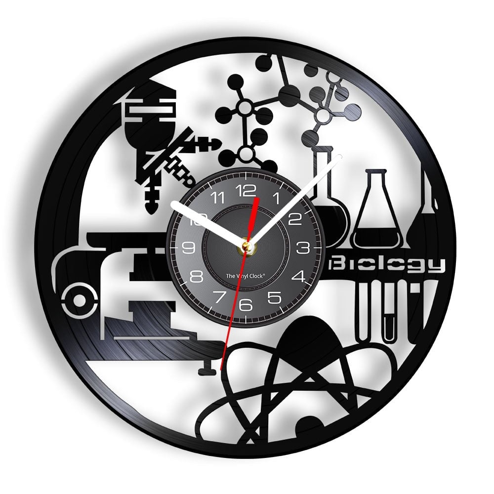 Horloge Murale Design | Chimie | Designix - Horloge murales Sans LED 30 cm  - https://designix.fr/