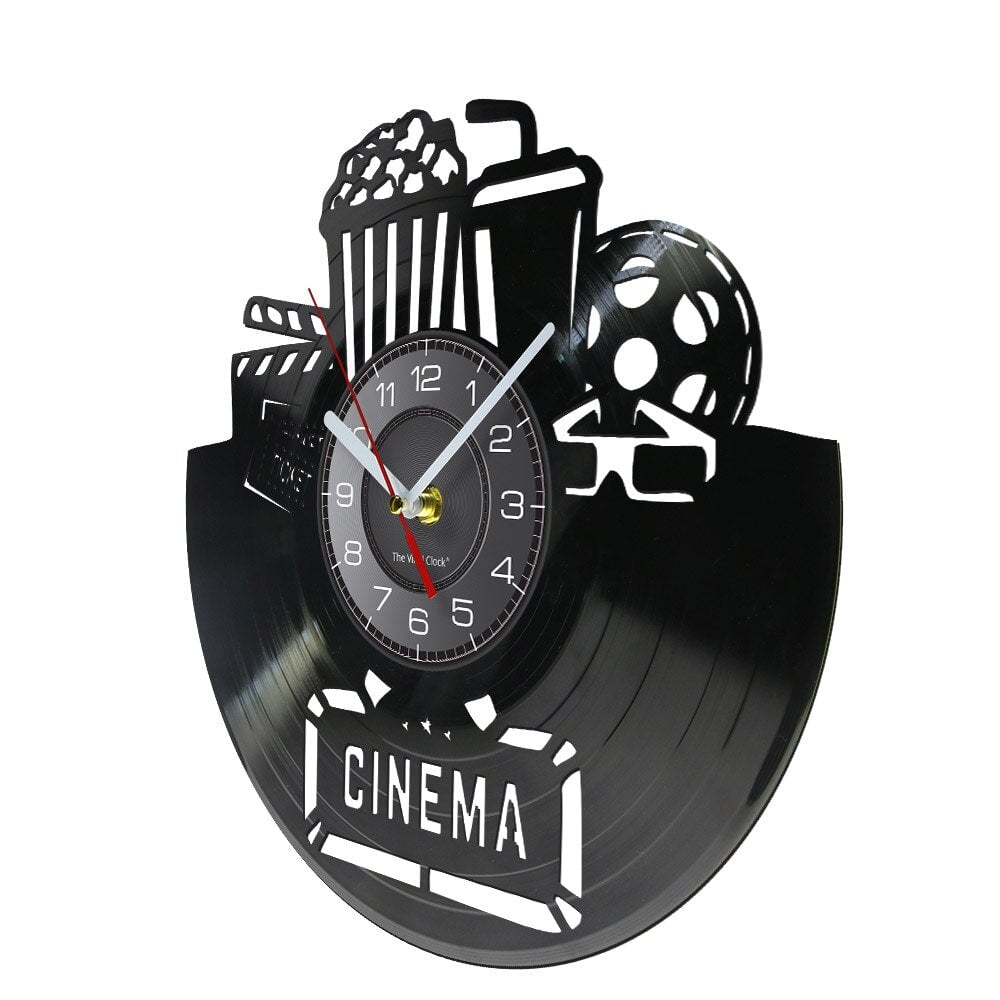 Horloge Murale Design | Cinéma | Designix - Horloge murales    - https://designix.fr/