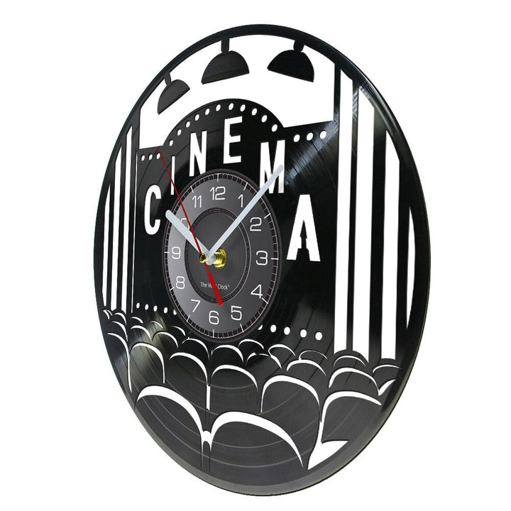 Horloge Murale Design | Cinéma | Designix - Horloge murales    - https://designix.fr/
