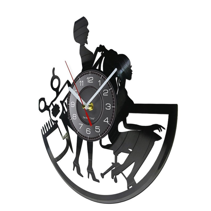 Horloge Murale Design | Coiffeuse | Designix - Horloge murales    - https://designix.fr/