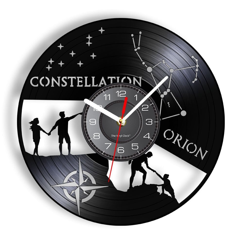 Horloge Murale Design | Constellation Orion | Designix - Horloge murales Sans LED 30 cm  - https://designix.fr/