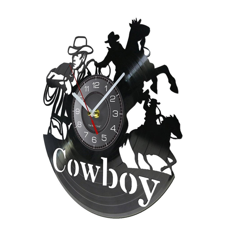 Horloge Murale Design | Cowboy | Designix - Horloge murales    - https://designix.fr/