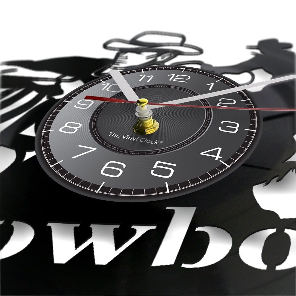 Horloge Murale Design | Cowboy | Designix - Horloge murales    - https://designix.fr/