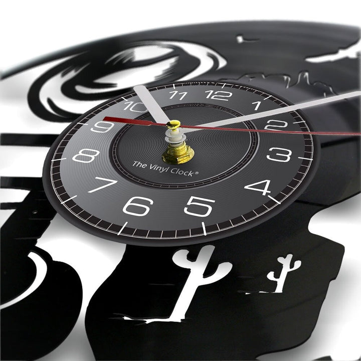 Horloge Murale Design | CowBoy Solitaire | Designix - Horloge murales    - https://designix.fr/