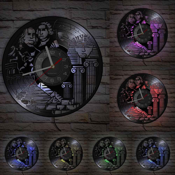 Horloge Murale Design | Culture Egyptienne | Designix - Horloge murales Avec LED 30 cm  - https://designix.fr/
