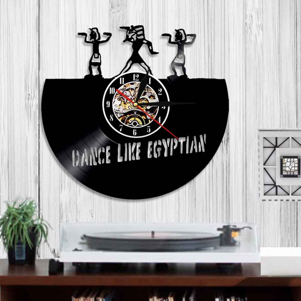Horloge Murale Design | Danse Comme un Egyptien | Designix - Horloge murales    - https://designix.fr/