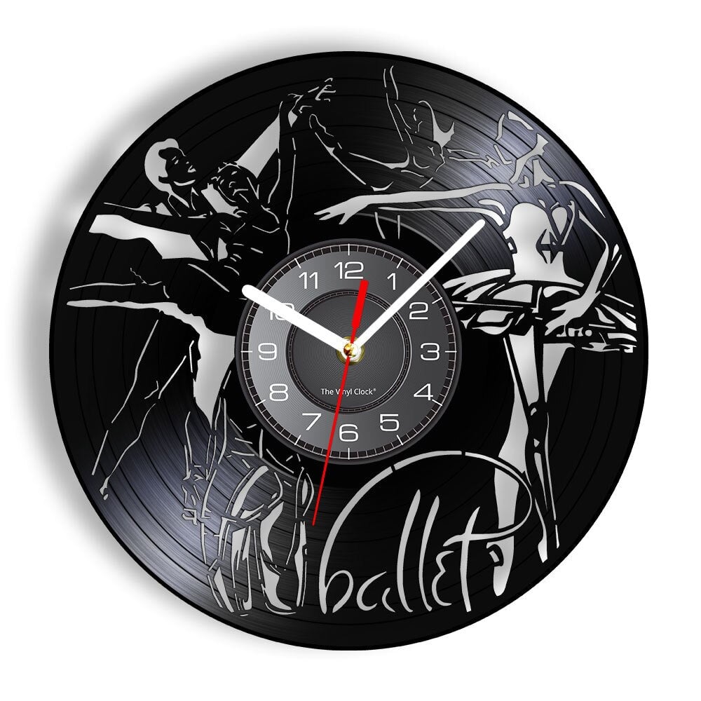 Horloge Murale Design | Danse de Ballet | Designix - Horloge murales Sans LED 30 cm  - https://designix.fr/