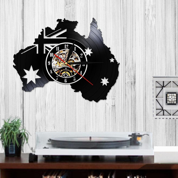 Horloge Murale Design | Drapeau Australien | Designix - Horloge murales    - https://designix.fr/