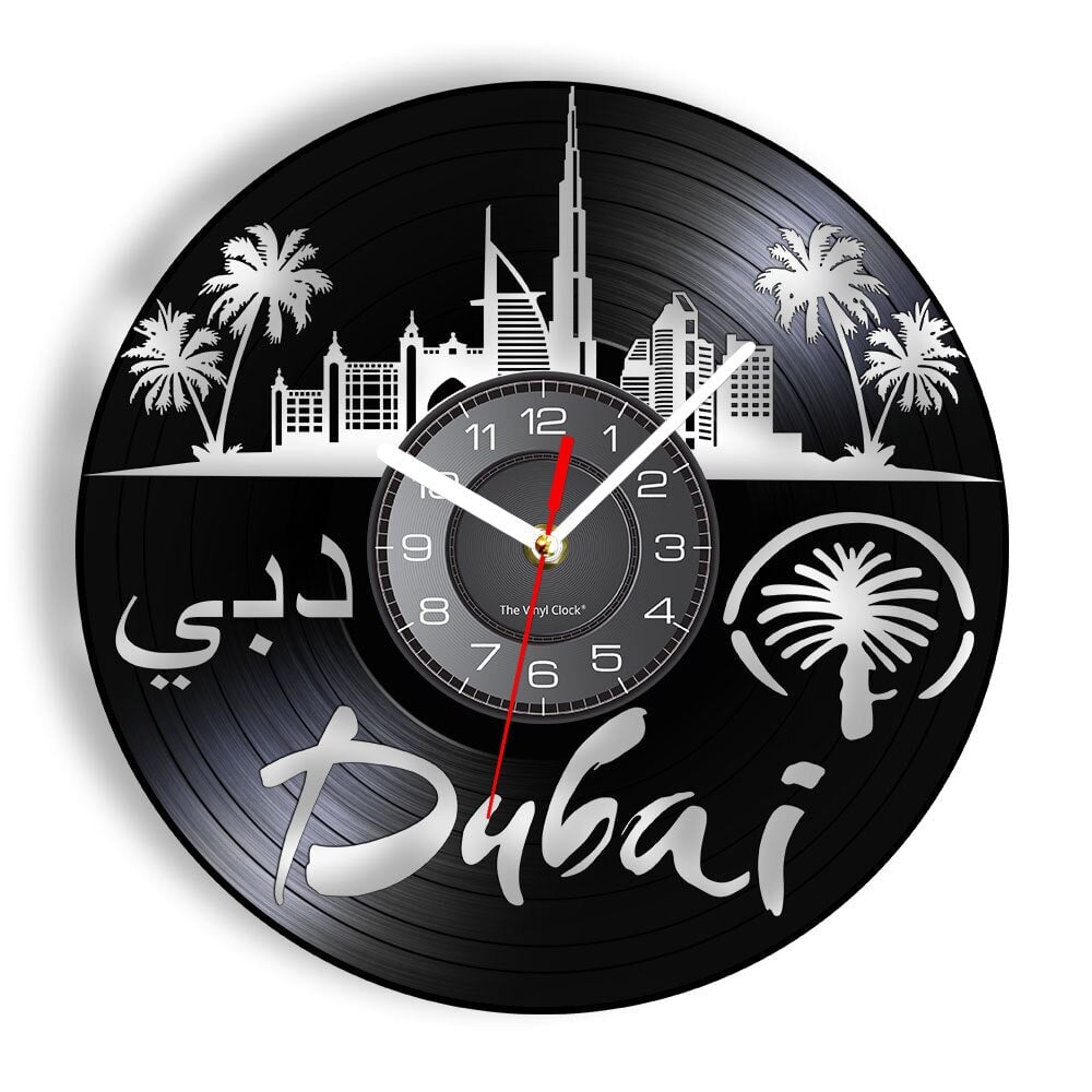 Horloge Murale Design | Dubai | Designix - Horloge murales Sans LED 30 cm  - https://designix.fr/