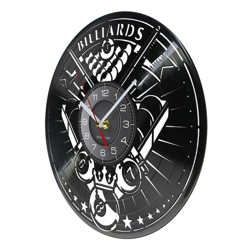Horloge Murale Design | Espace Billard | Designix - Horloge murales    - https://designix.fr/