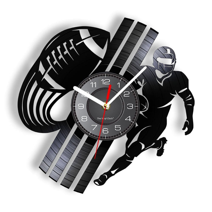 Horloge Murale Design | Football Américain | Designix - Horloge murales Sans LED 30 cm  - https://designix.fr/