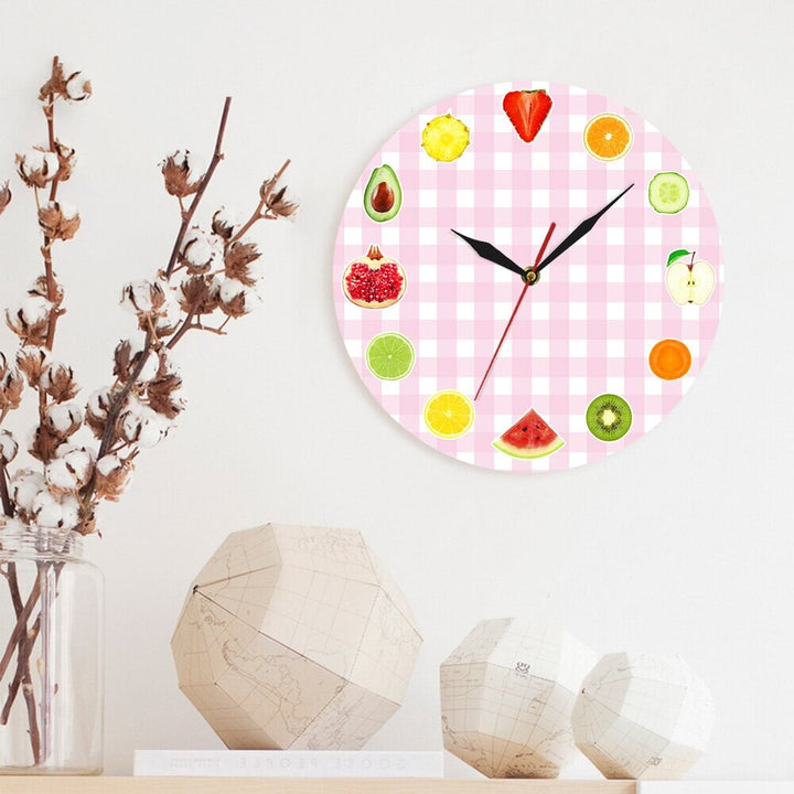 Horloge Murale Design | Fruits Frais | Designix - Horloge murales    - https://designix.fr/