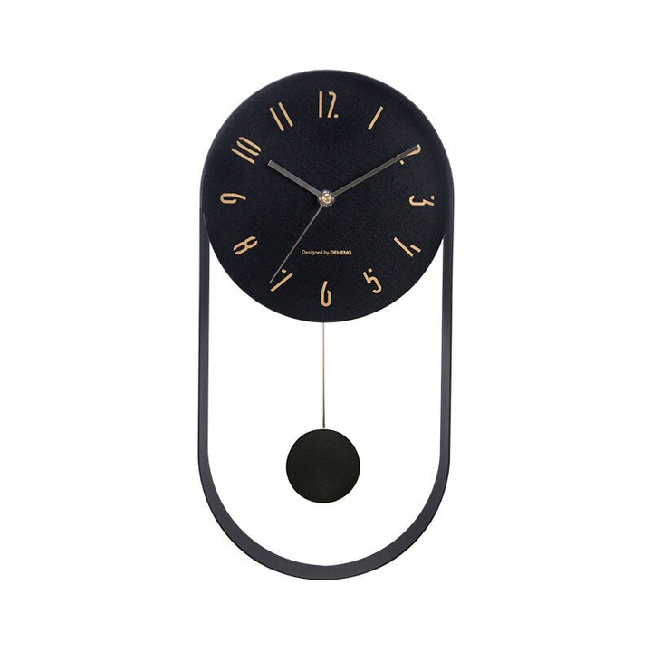 Horloge Murale Design | Gravity | Designix - Horloge murales Noir 20 x 40cm  - https://designix.fr/