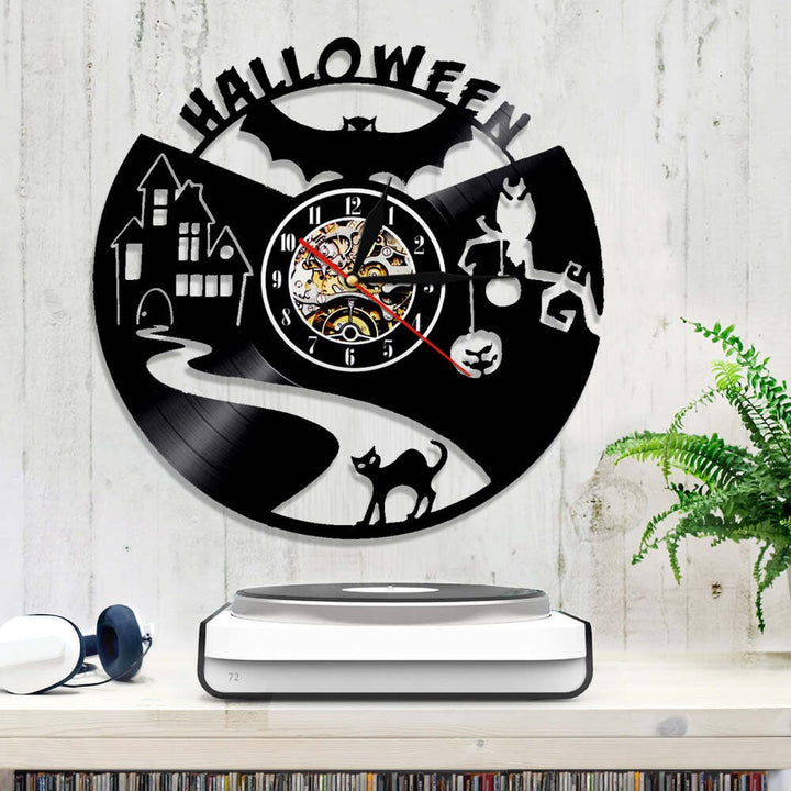 Horloge Murale Design | Halloween | Designix - Horloge murales    - https://designix.fr/