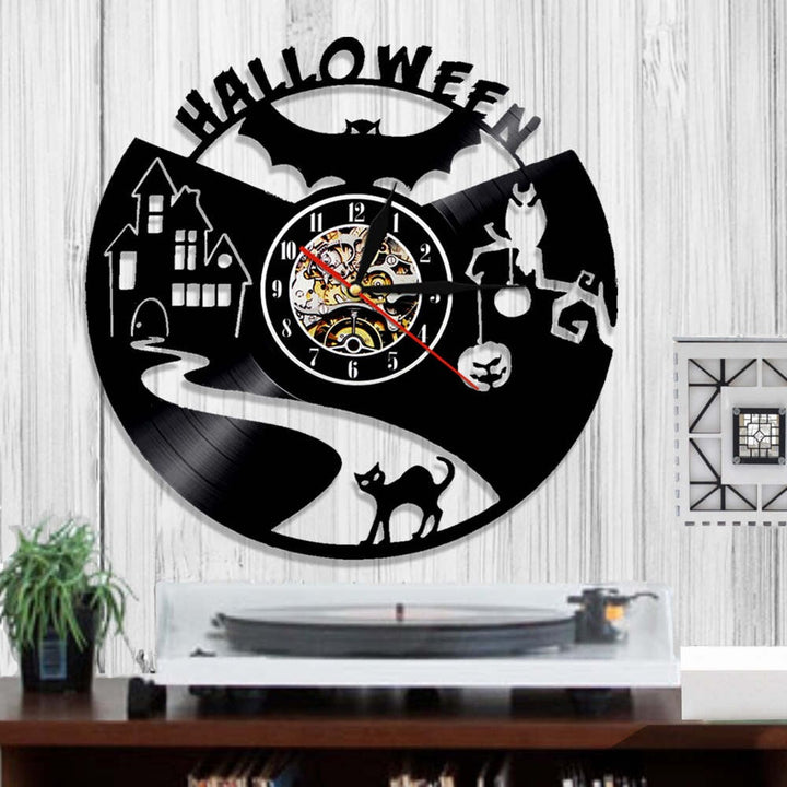 Horloge Murale Design | Halloween | Designix - Horloge murales    - https://designix.fr/