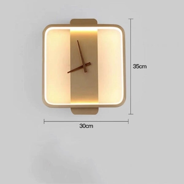 Horloge Murale Design | Helix | Designix - Horloge murales Cuivre Carré   - https://designix.fr/