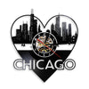 Horloge Murale Design | I Love Chicago
