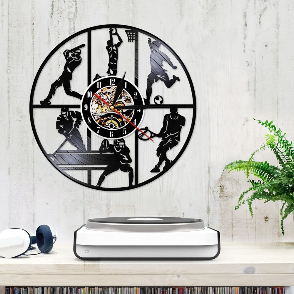 Horloge Murale Design | L'art du Sport | Designix - Horloge murales    - https://designix.fr/